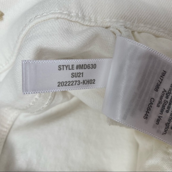 Madewell The High-Rise Slim Boyjean in Tile White, 27 T - Picture 10 of 15